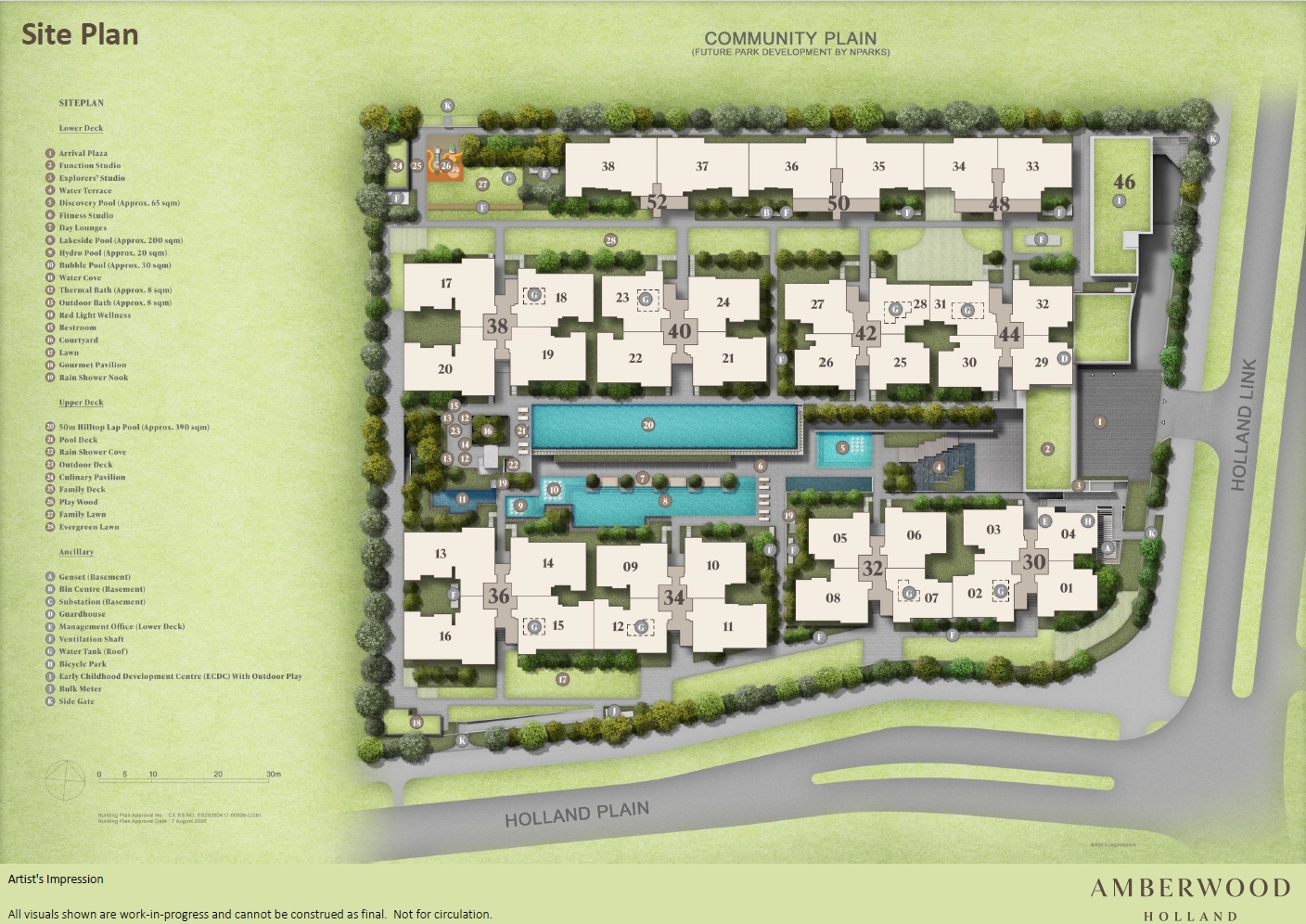 Amberwood at Holland Schematic Site Layout Plan